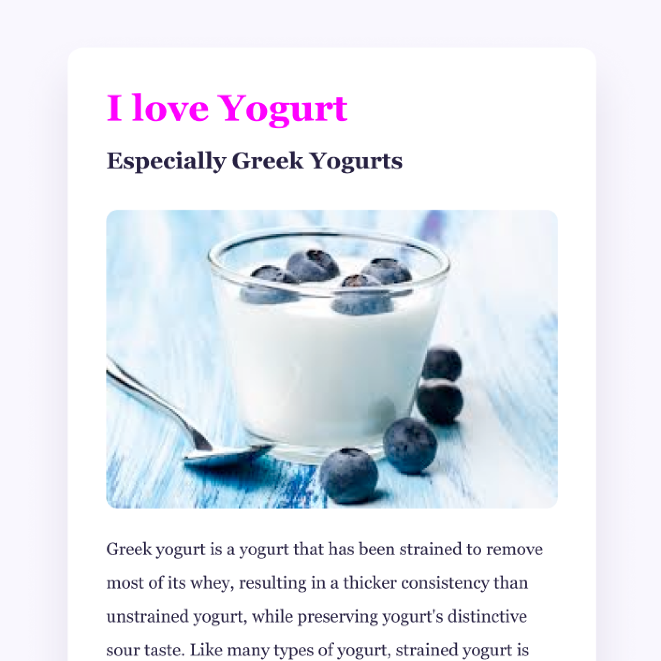 Yogurt picture